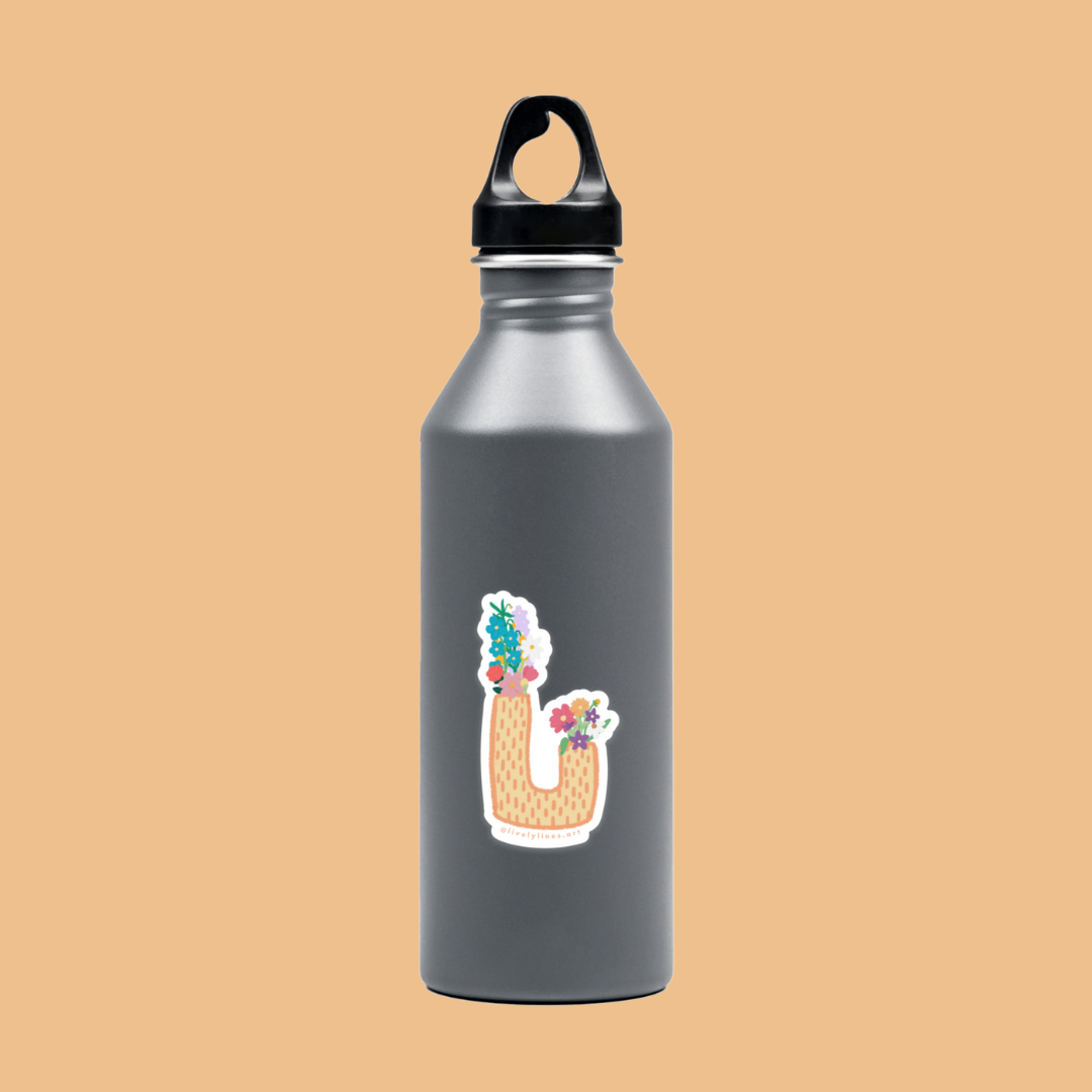 Floral Serenade Sticker