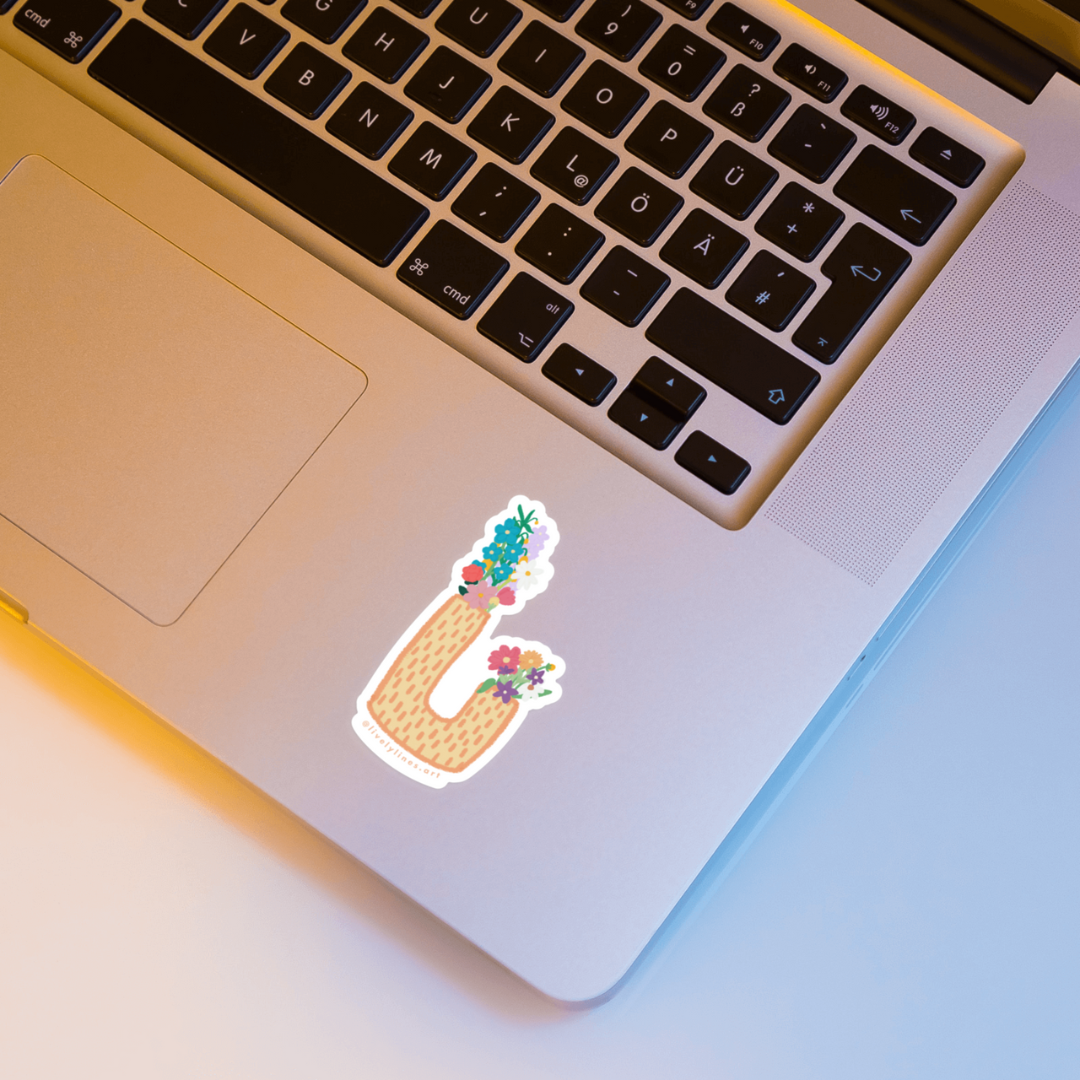 Floral Serenade Sticker