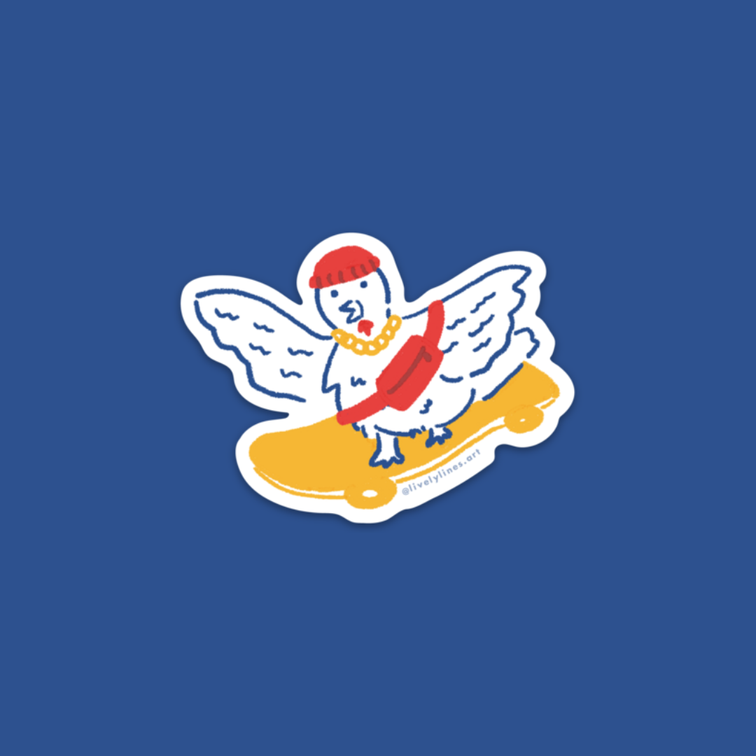 Hype Chicken Sticker