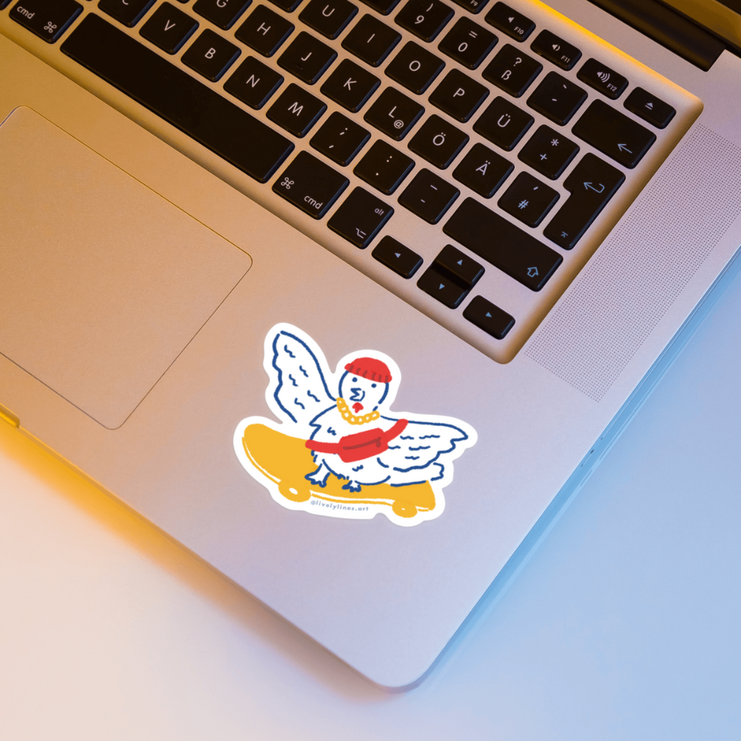 Hype Chicken Sticker