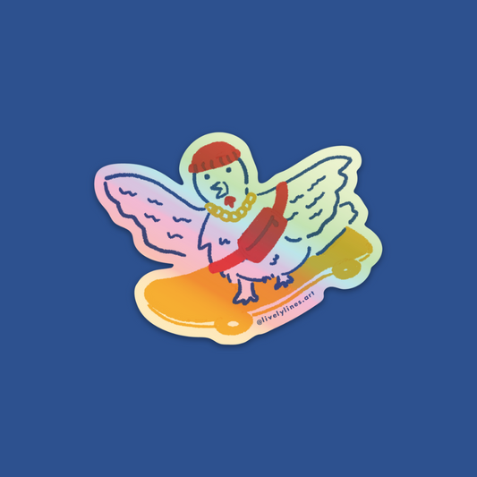 Hype Chicken Holographic Sticker