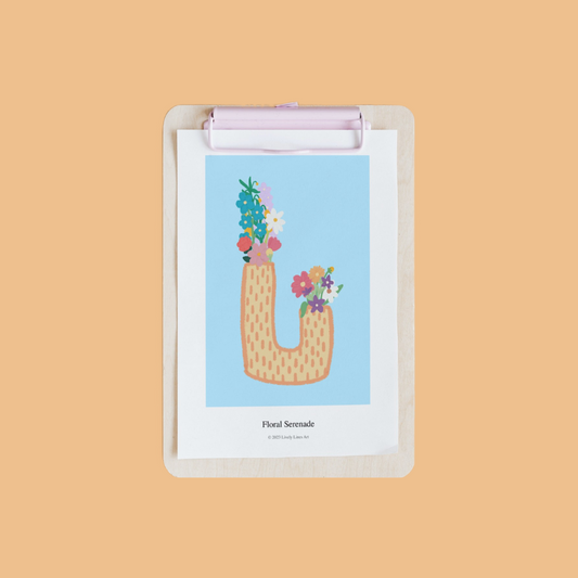 Floral Serenade Postcard