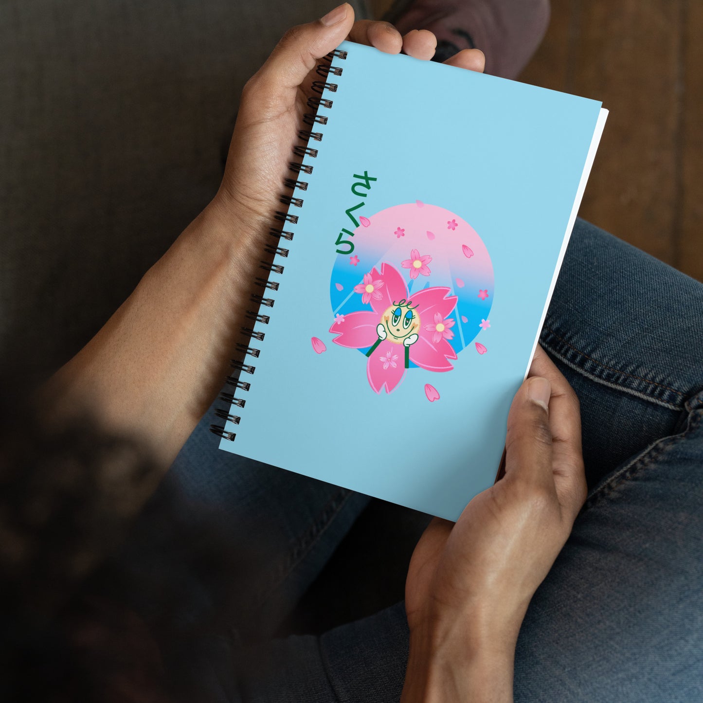 Sakura Spiral notebook